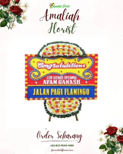Bunga Papan Congratulation di Kampung Bali
